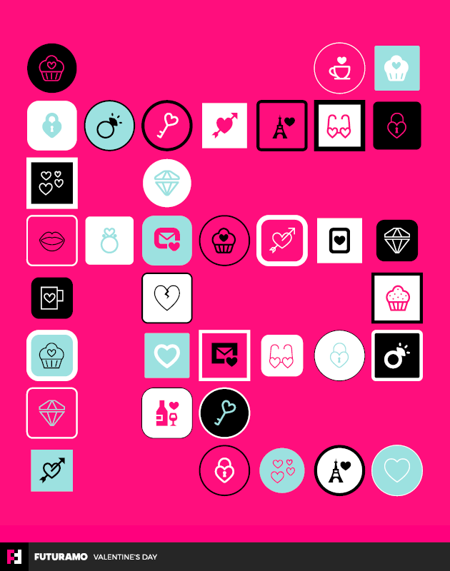valentines-love-futuramo-icons-frames-pink