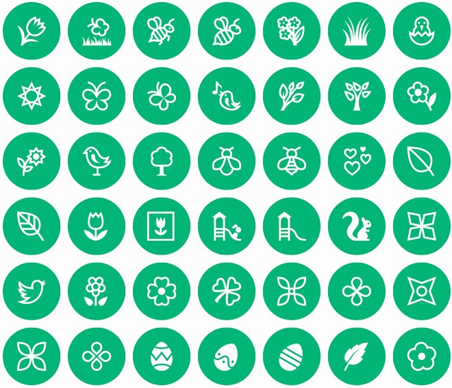 Spring icons