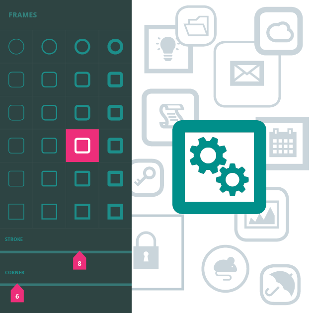 Icon Frames & Borders icon sets