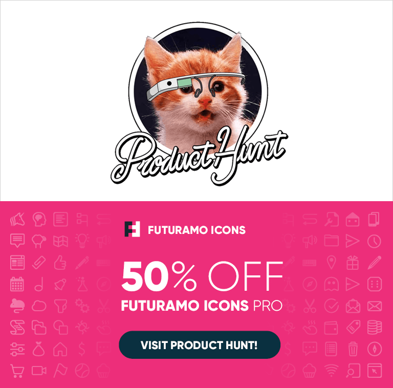 Get 50% Off Futuramo Icons PRO on Produt Hunt