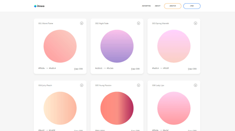 webgradients color-related apps