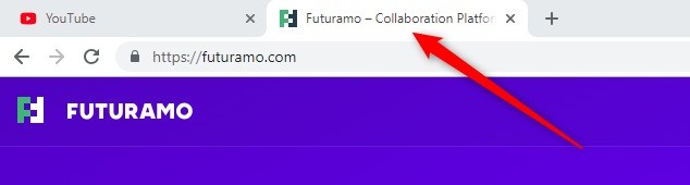 Title Tag in Browser Tag - Futuramo