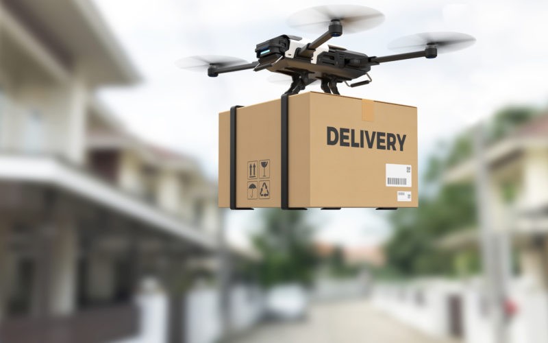 From Drones to Robots — Delivery drone