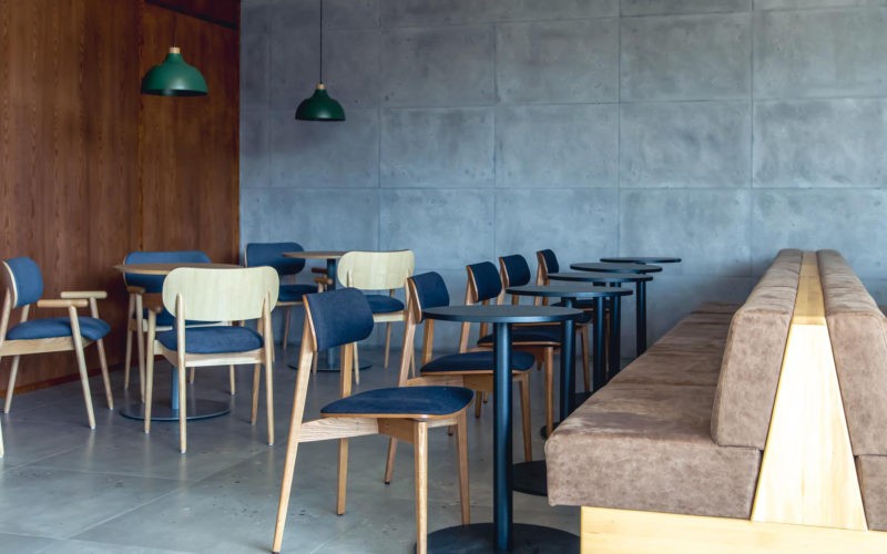Using Stackable Chairs and Stools in Cafes