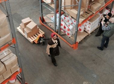 Men Working in a Warehouse