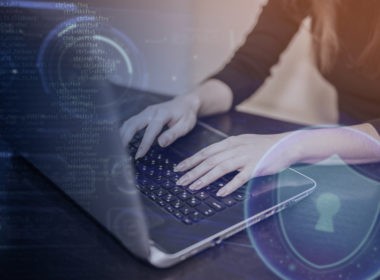 Person working html on computer