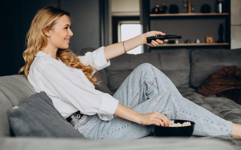 Watching TV