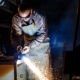 Cutting metal with plasma equipment