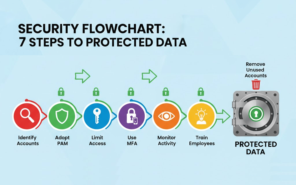 Step-by-Step Security Flowchart