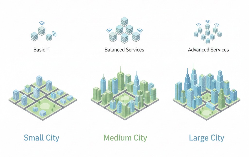 Population size and density influence MSP service demand
