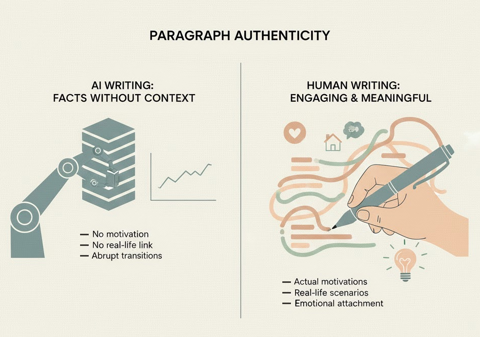 Paragraph authenticity