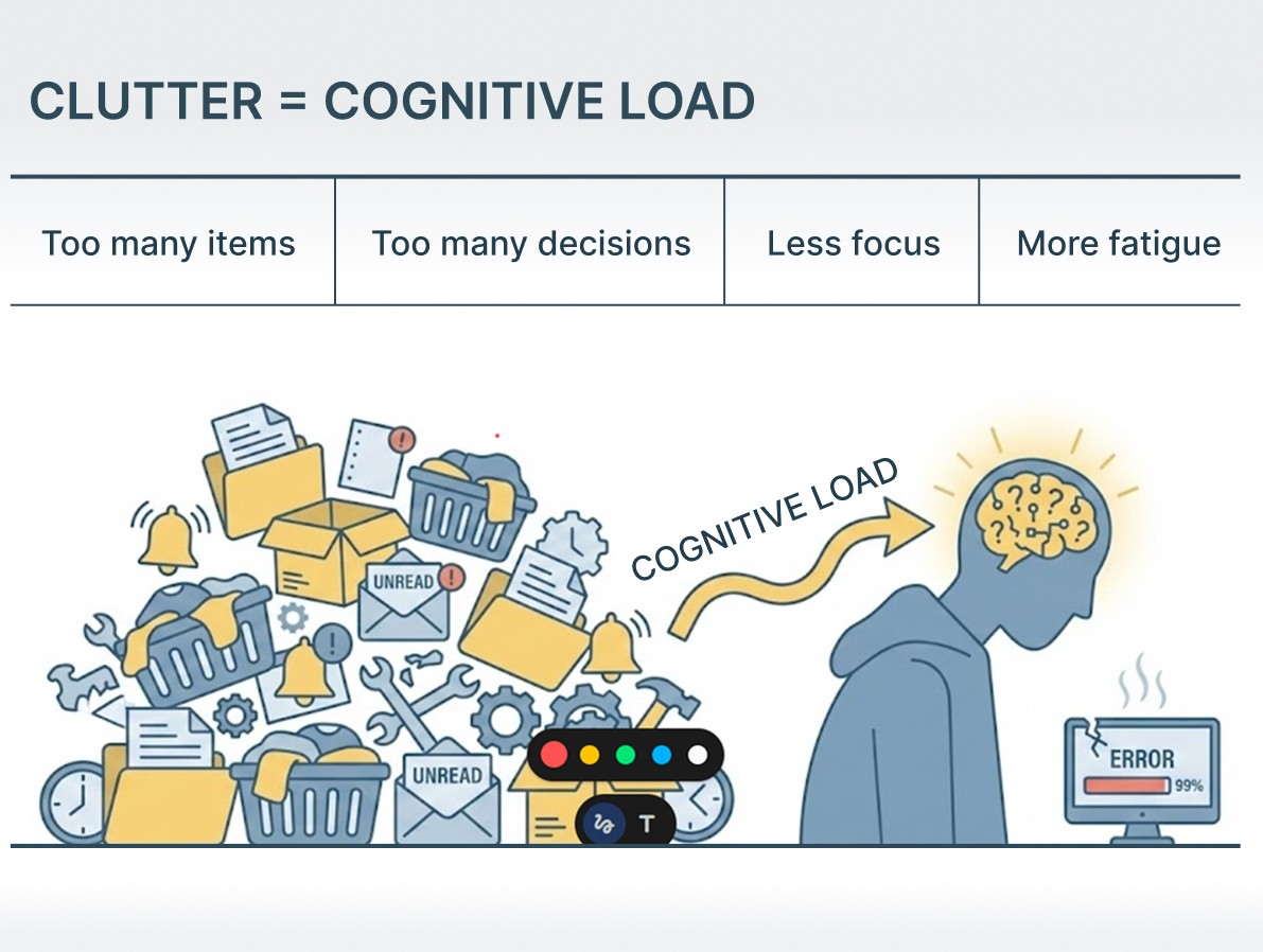 Clutter = Cognitive Load