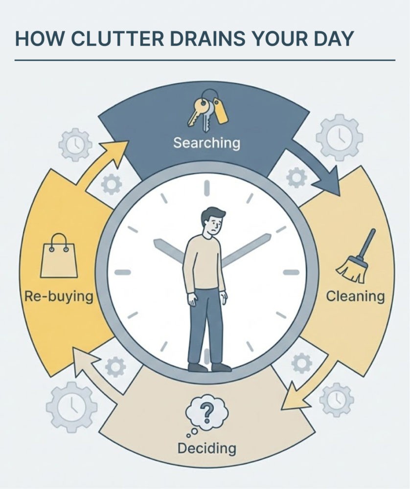 How Clutter Drains Your Day