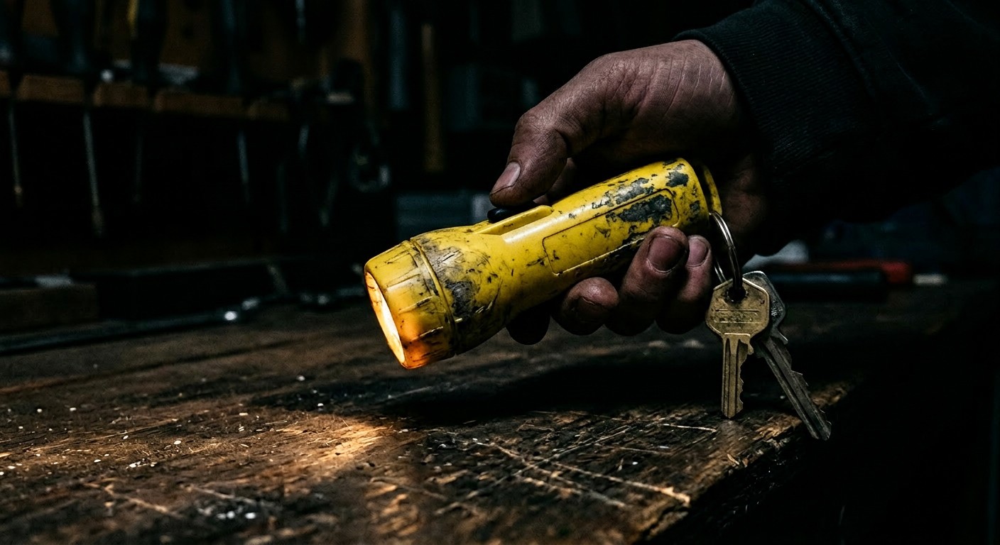The Keychain Flashlight in the Box