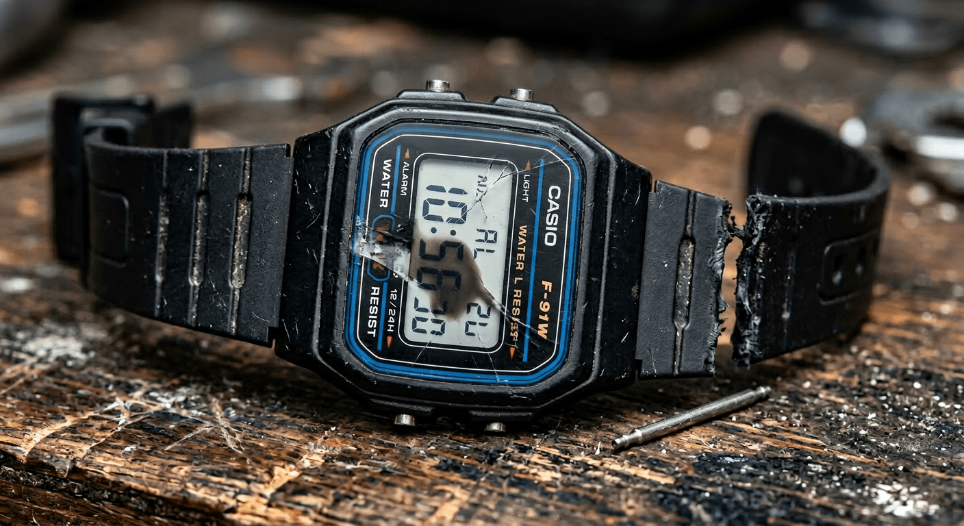 The Casio Watch in the Box