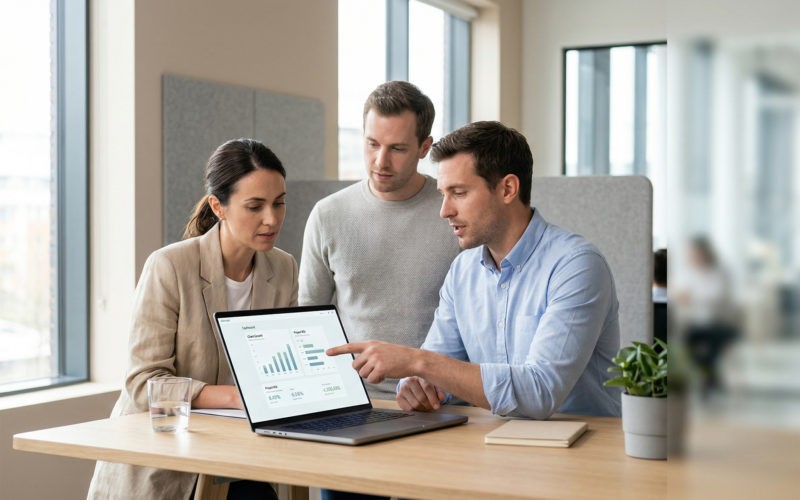B2B teams collaborating through automated partner workflows and digital tools