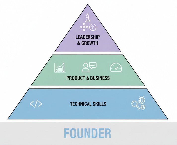 Developer → Founder Skill Stack
