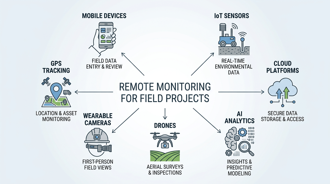 How Technology Enables Remote Monitoring of Field Projects
