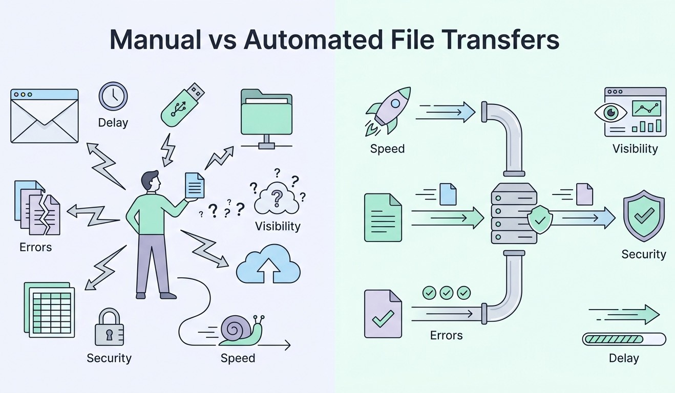 Manual vs Automated File Transfers