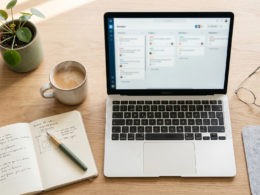 A modern workspace where the system, not the tool, does most of the coordination.