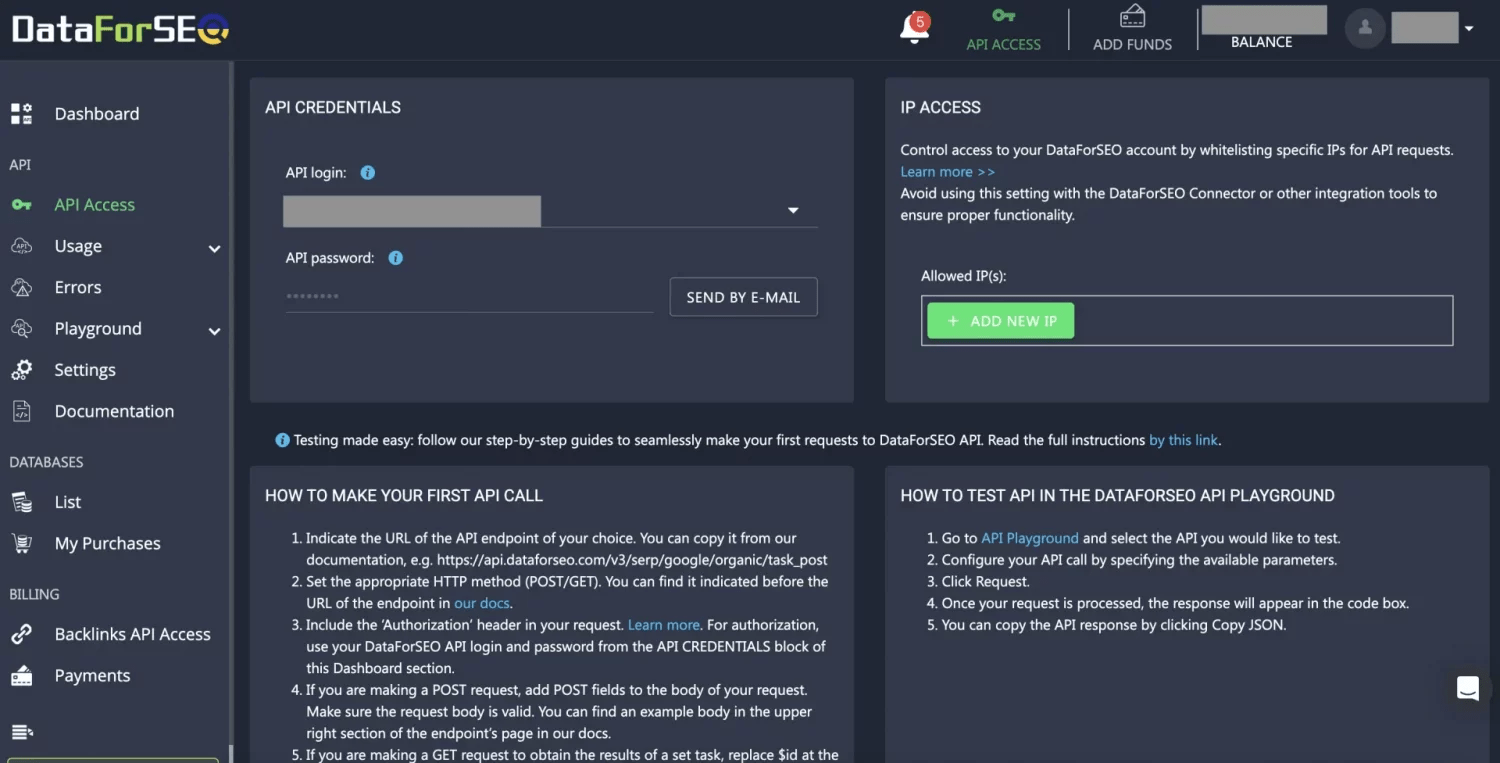 DataForSEO Api