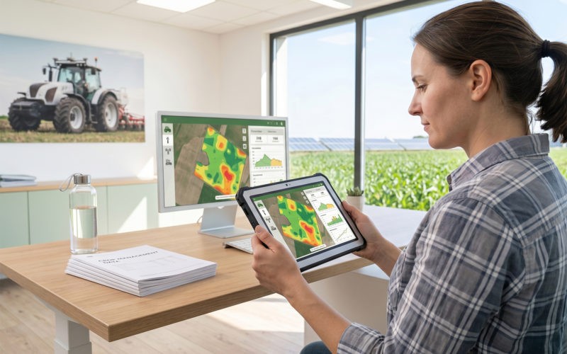 Analyzing precise field maps with modern digital tools.
