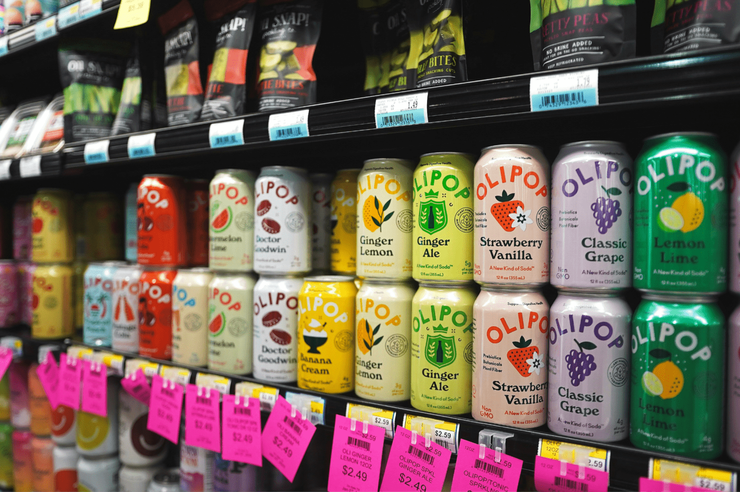 A store filled with lots of different types of drinks